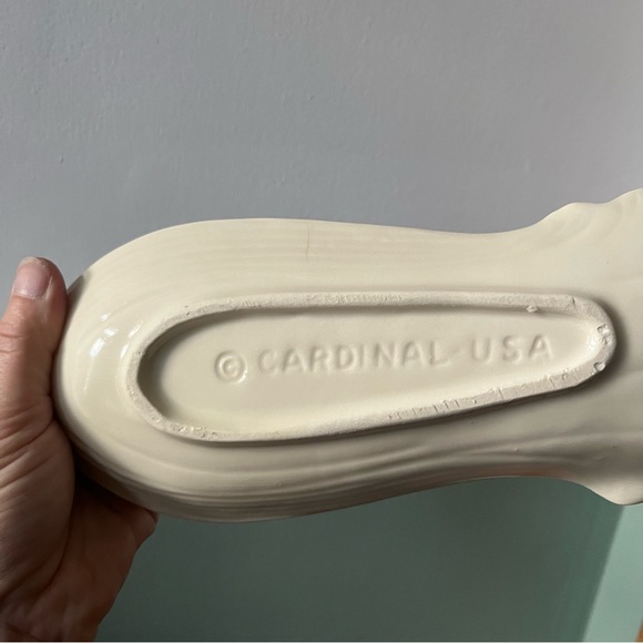 Cardinal Usa Ceramic Celery Shaped Serving Dish or Spoon Rest - Picture 5 of 6